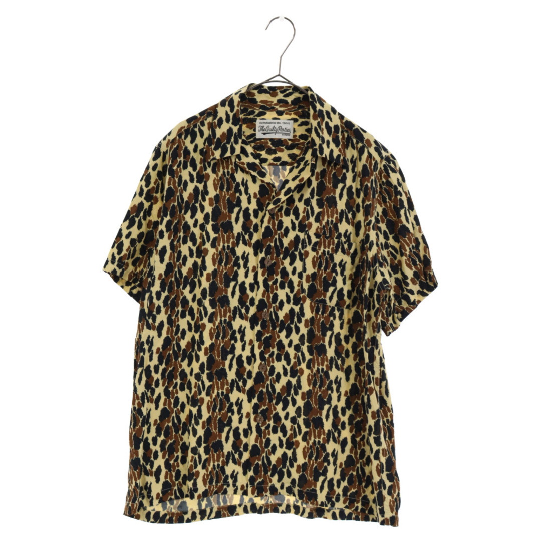 WACKO MARIA ワコマリア LEOPARD S/S HAWAIIAN SHIRT レオパード柄半袖シャツ イエロー/ブラウン | フリマアプリ  ラクマ