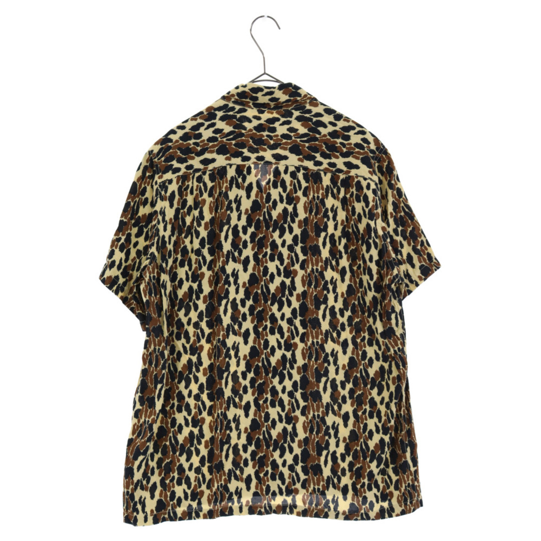 WACKO MARIA ワコマリア LEOPARD S/S HAWAIIAN SHIRT レオパード柄半袖シャツ イエロー/ブラウン