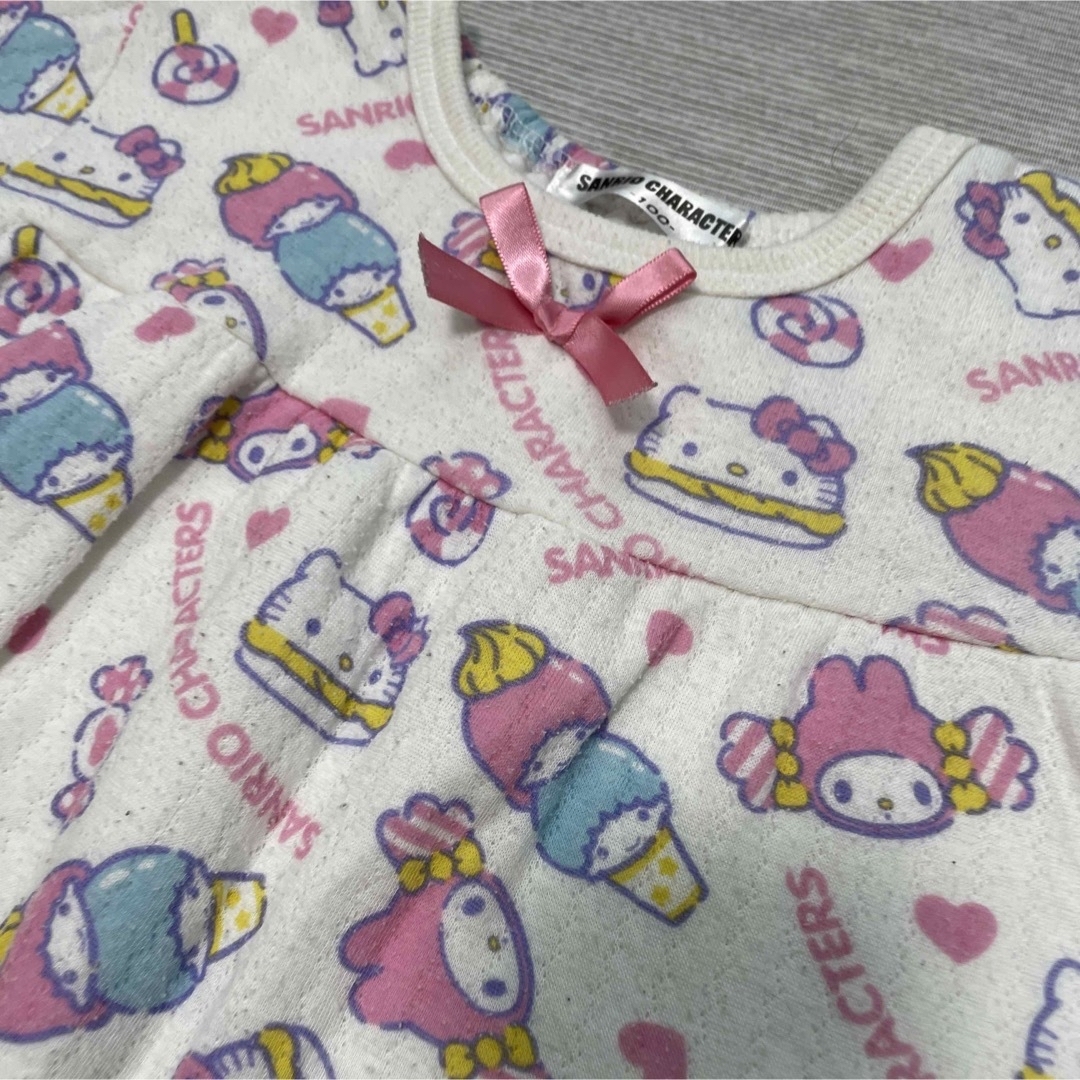 サンリオ　パジャマ　100 キッズ/ベビー/マタニティのキッズ服女の子用(90cm~)(パジャマ)の商品写真