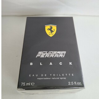 フェラーリ(Ferrari)の新品未開封Ferrari　フェラーリブラック　オードトワレ75ml(香水(男性用))