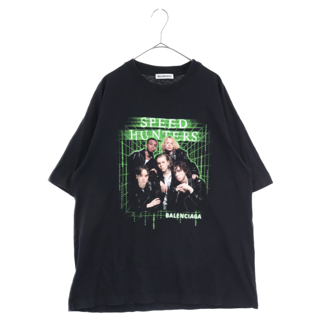 BALENCIAGA バレンシアガ SPEED HUNTERS TEE スピードハンターズプリント半袖Tシャツ 556089 TCV38 ブラック695センチ身幅