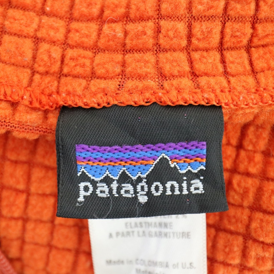 SALE/ patagonia パタゴニア R1 レギュレーター フリースジャケット 防寒  アウトドア ハーフジップ オレンジ (メンズ M)   N7259 8