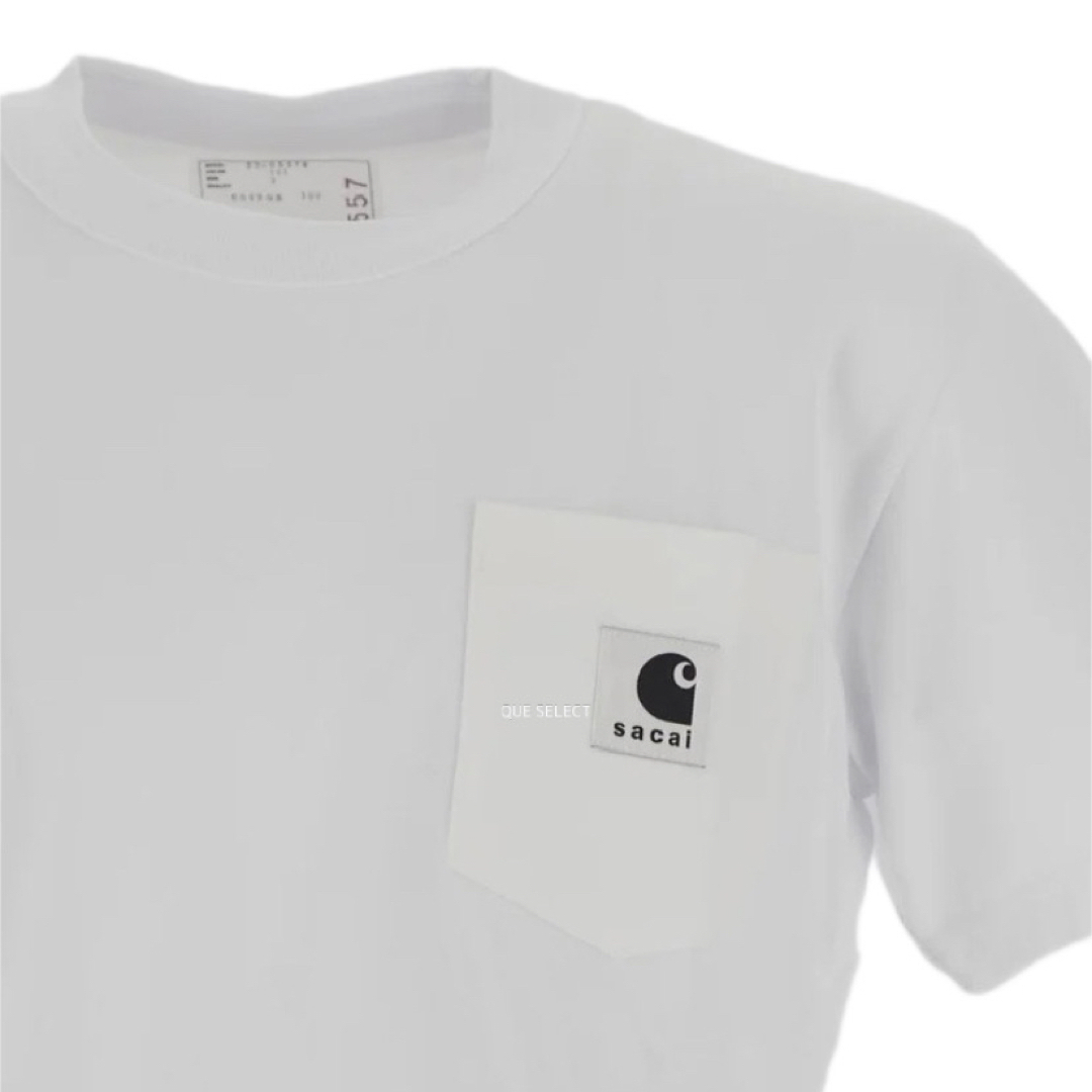 白4 sacai Carhartt WIP T-shirt tシャツ 新品