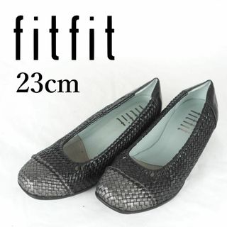 フィットフィット(fitfit)のfitfit*フィットフィット*23cm*黒*M1373(バレエシューズ)