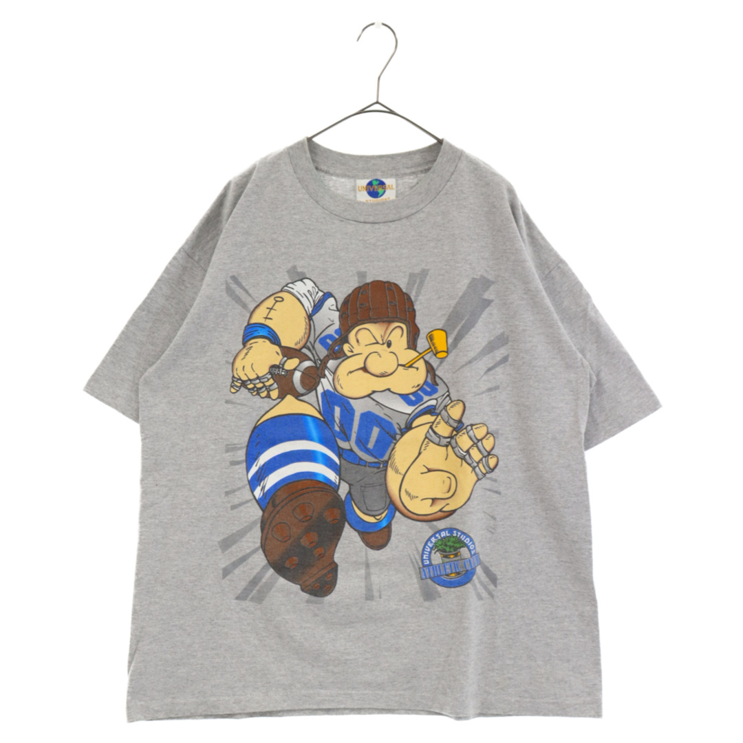 VINTAGE ヴィンテージ 90S VINTAGE POPEYE ヴィンテージ ポパイ プリント 半袖Tシャツカットソー グレー