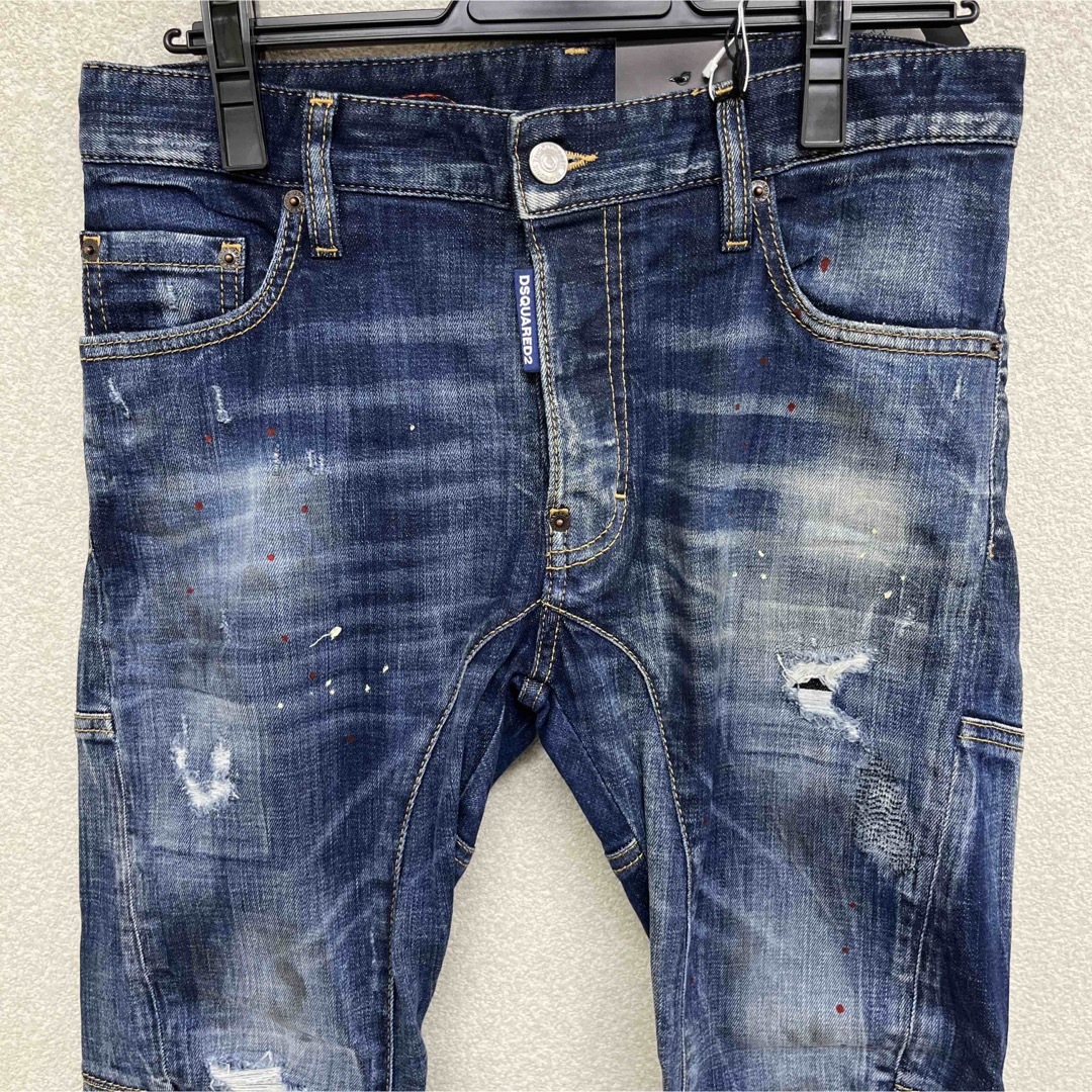 44 青タグ DSQUARED2 タイディ バイカー デニム ジーンズ