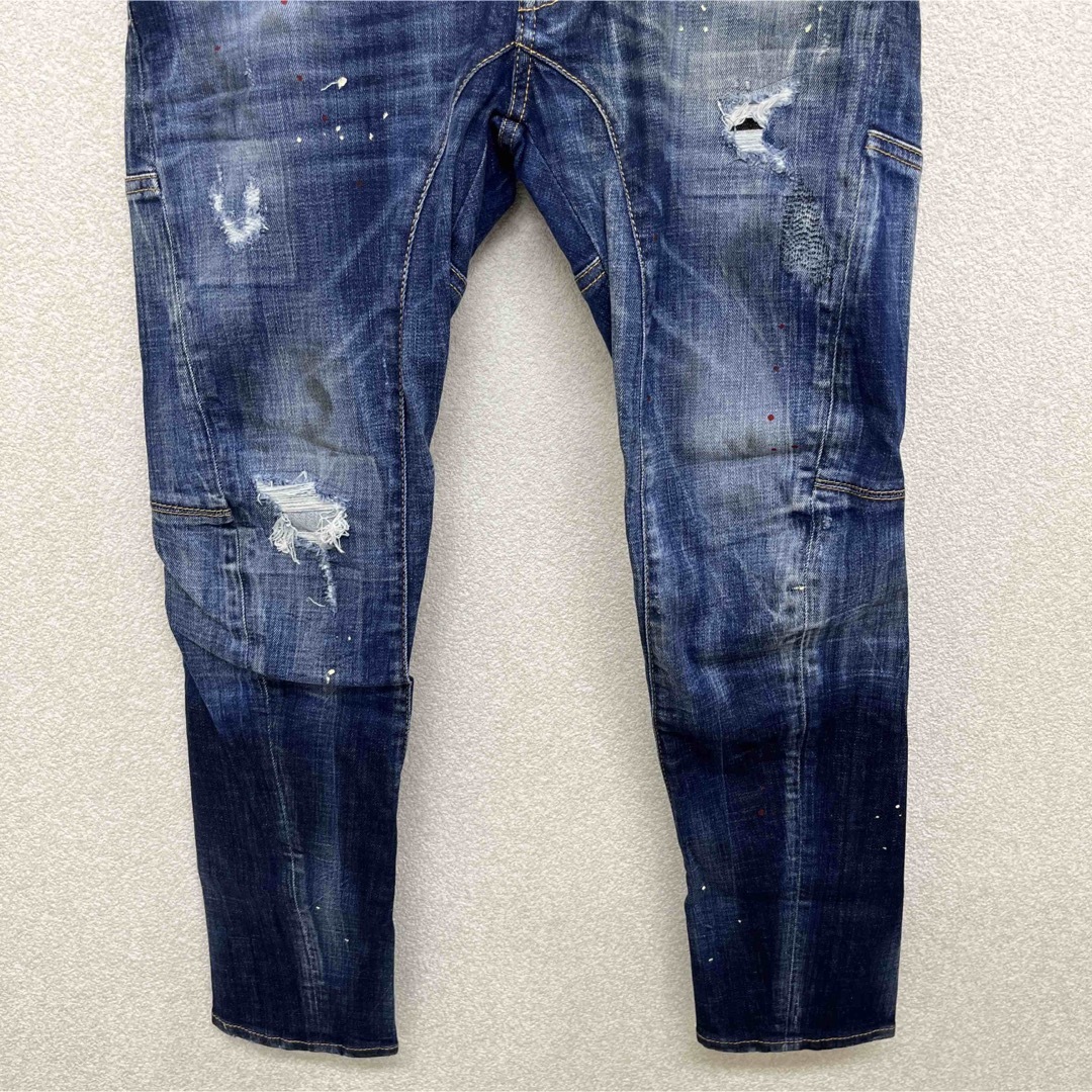 44 青タグ DSQUARED2 タイディ バイカー デニム ジーンズ
