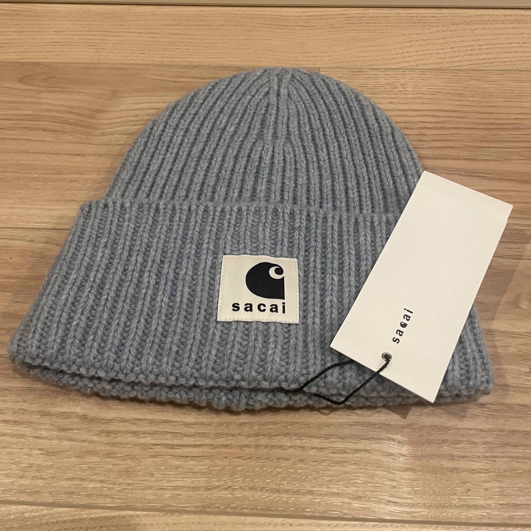 Charhartt WIP(カーハートダブリューアイピー)のsacai Carhartt WIP Beanie blue メンズの帽子(ニット帽/ビーニー)の商品写真