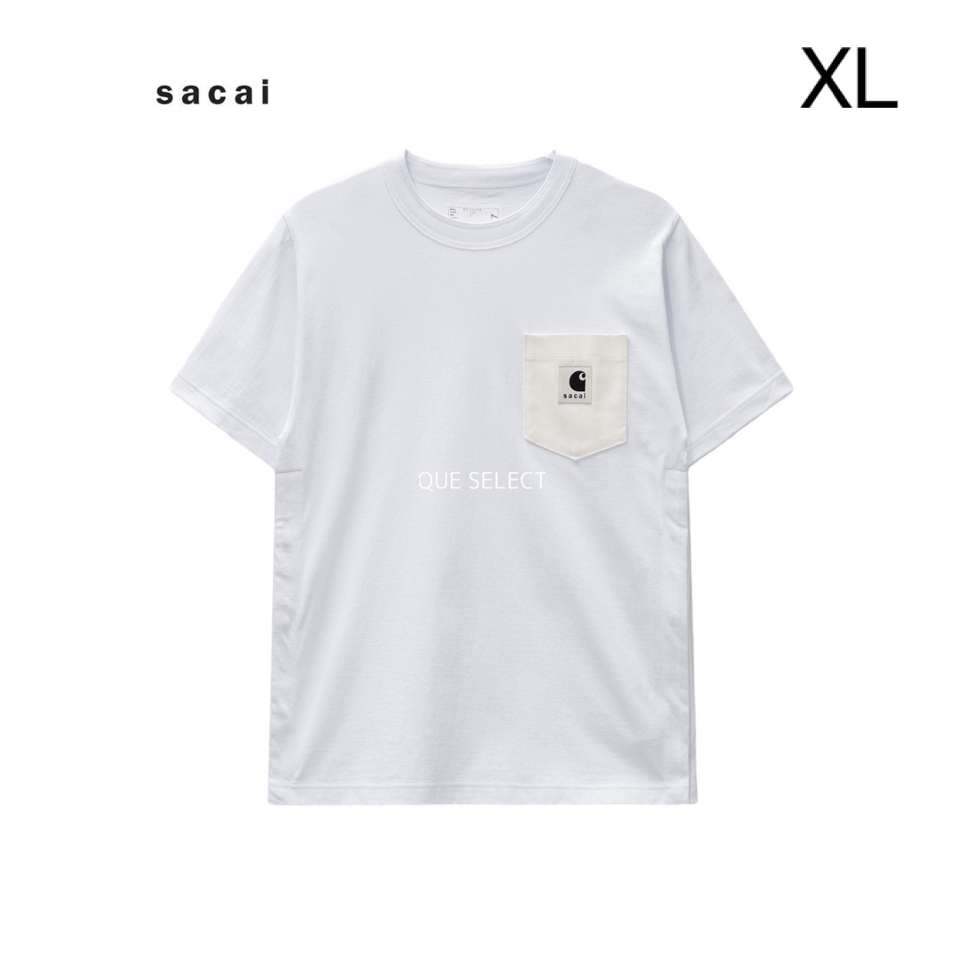 １　sacai × Carhartt WIP Tシャツ　黒　サカイ　新品