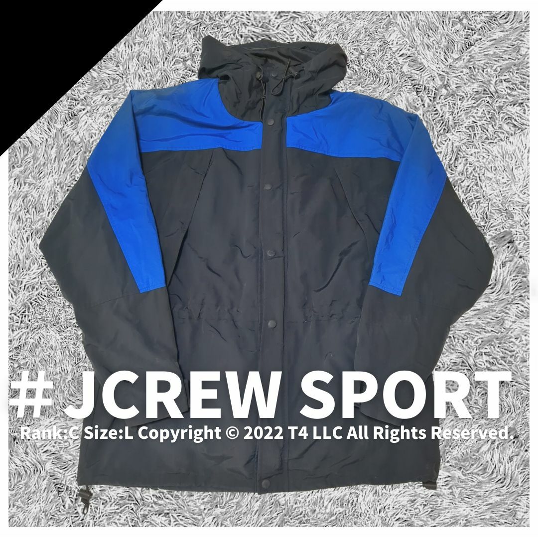 JCREW SPORT　ライナー付きジャケット　秋冬　ナイロン　L　黒✓1796