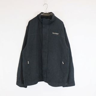 ポロラルフローレン(POLO RALPH LAUREN)のSALE/ 2000年代～ POLO JEANS ポロジーンズ ナイロンジャケット ダブルジップ 防寒  アメカジ  カジュアル ブラック (メンズ XL)  N7280(ナイロンジャケット)