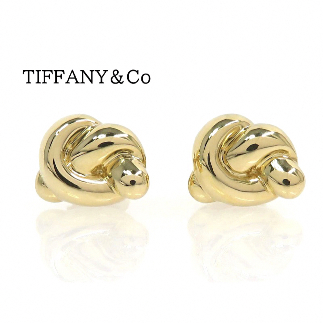 TIFFANYu0026Co ティファニー 750 ノット ピアス イエローゴールド-