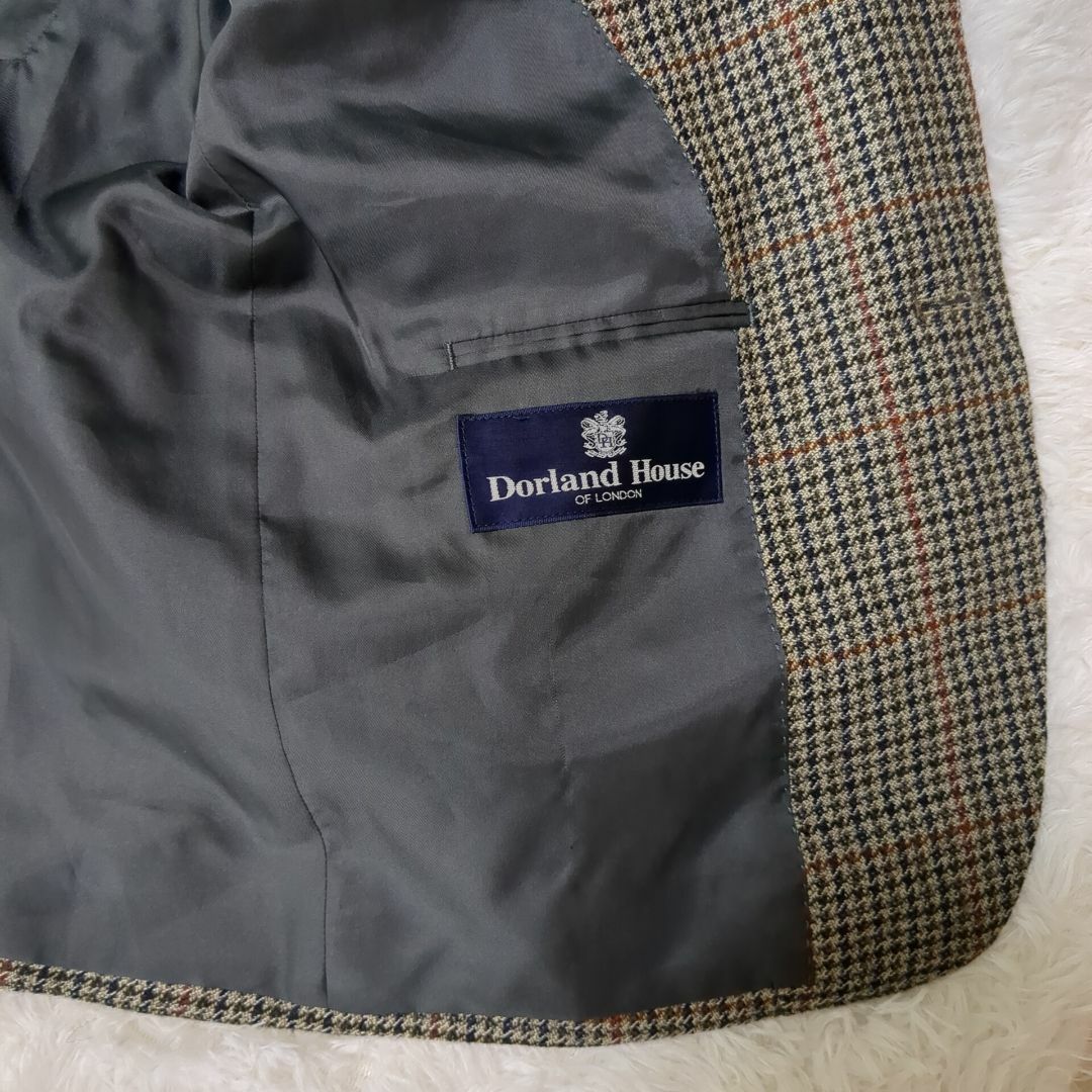 Dorland House テーラードジャケット チェック 茶系 三越✓1810の通販