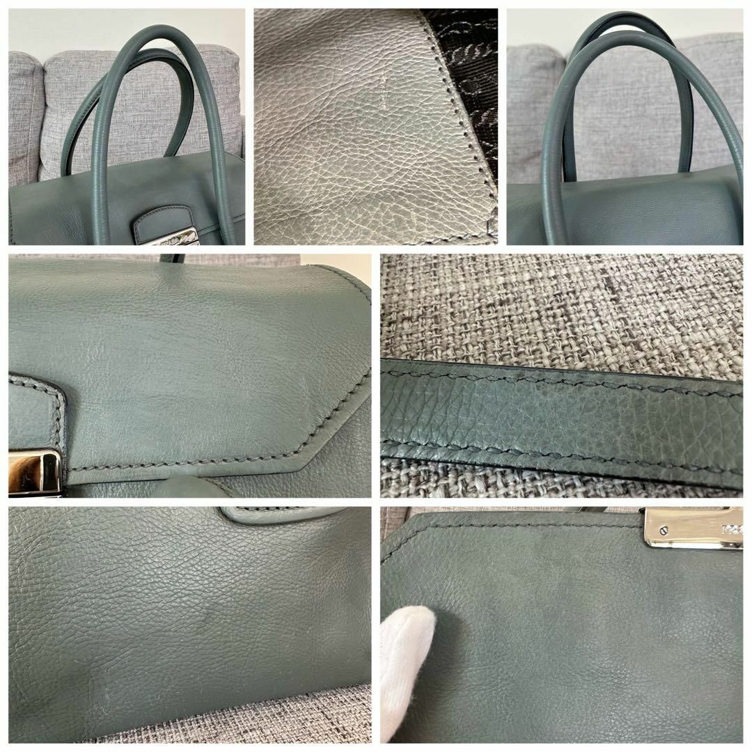 PRADA プラダ ショルダー ハンドバッグ 2way レザー 三角ロゴプレート