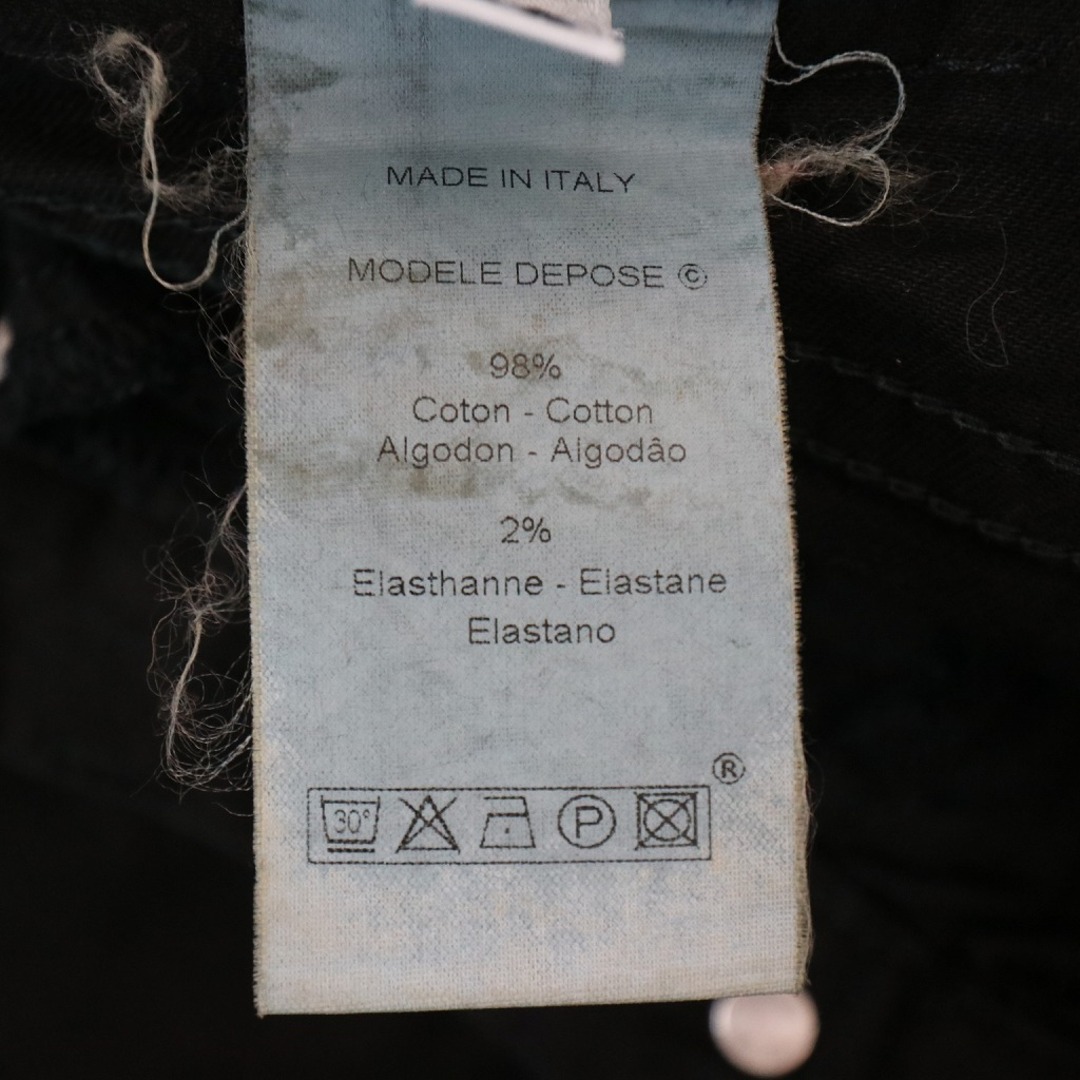 KENZO(ケンゾー)のSALE/ イタリア製 KENZO ケンゾー ブラックデニム パンツ Y2K  ブラック (メンズ 42) 中古 古着 N7345 メンズのトップス(ジャージ)の商品写真