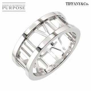 ティファニー(Tiffany & Co.)のティファニー TIFFANY&Co. アトラス オープン 7号 リング K18 WG ホワイトゴールド 750 指輪 VLP 90196654(リング(指輪))