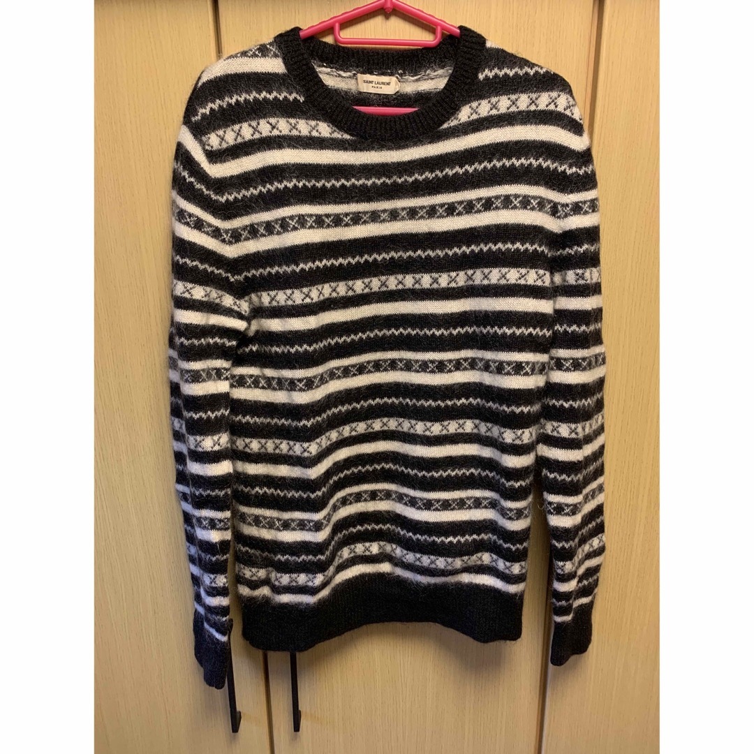 産直 saint laurent paris ボーダーニット ニット/セーター