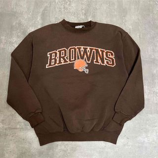 プーマ(PUMA)のNFL PUMA BROWNS プリント ロゴ入り トレーナー(スウェット)