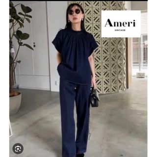 アメリヴィンテージ(Ameri VINTAGE)のTUCK SHOULDER DENIM SET UP(セット/コーデ)