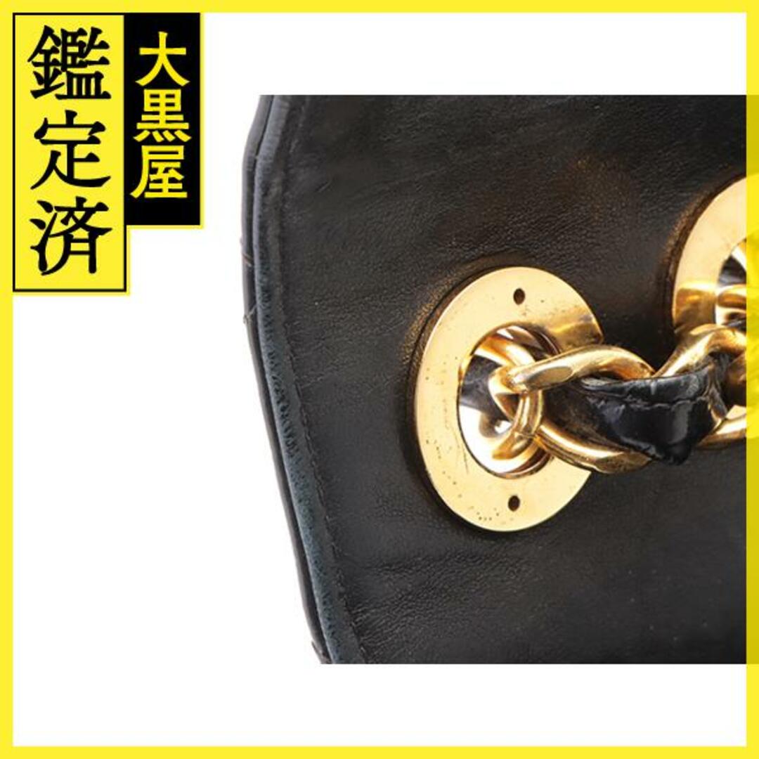 CHANEL - シャネル デカマトラッセ チェーンショルダー ブラック【472
