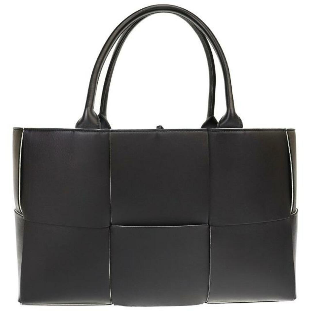 ボッテガ ヴェネタ トートバッグ ザ アルコ ポーチ付き 中古 ブラック レザー Bottega Veneta 【中古】 | シンプル 手提げ  ショルダー ユニセックス ビジネス バック ブランド 黒 白 ファッション Aランク