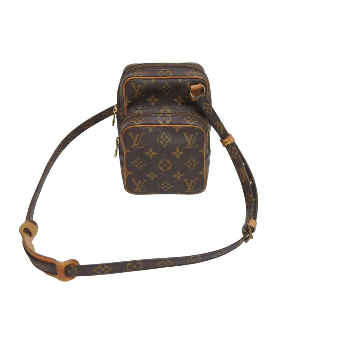 LOUIS VUITTON ルイヴィトン ショルダーバッグ ミニアマゾン モノグラム M45238 ブラウン ゴールド金具 良品  54112