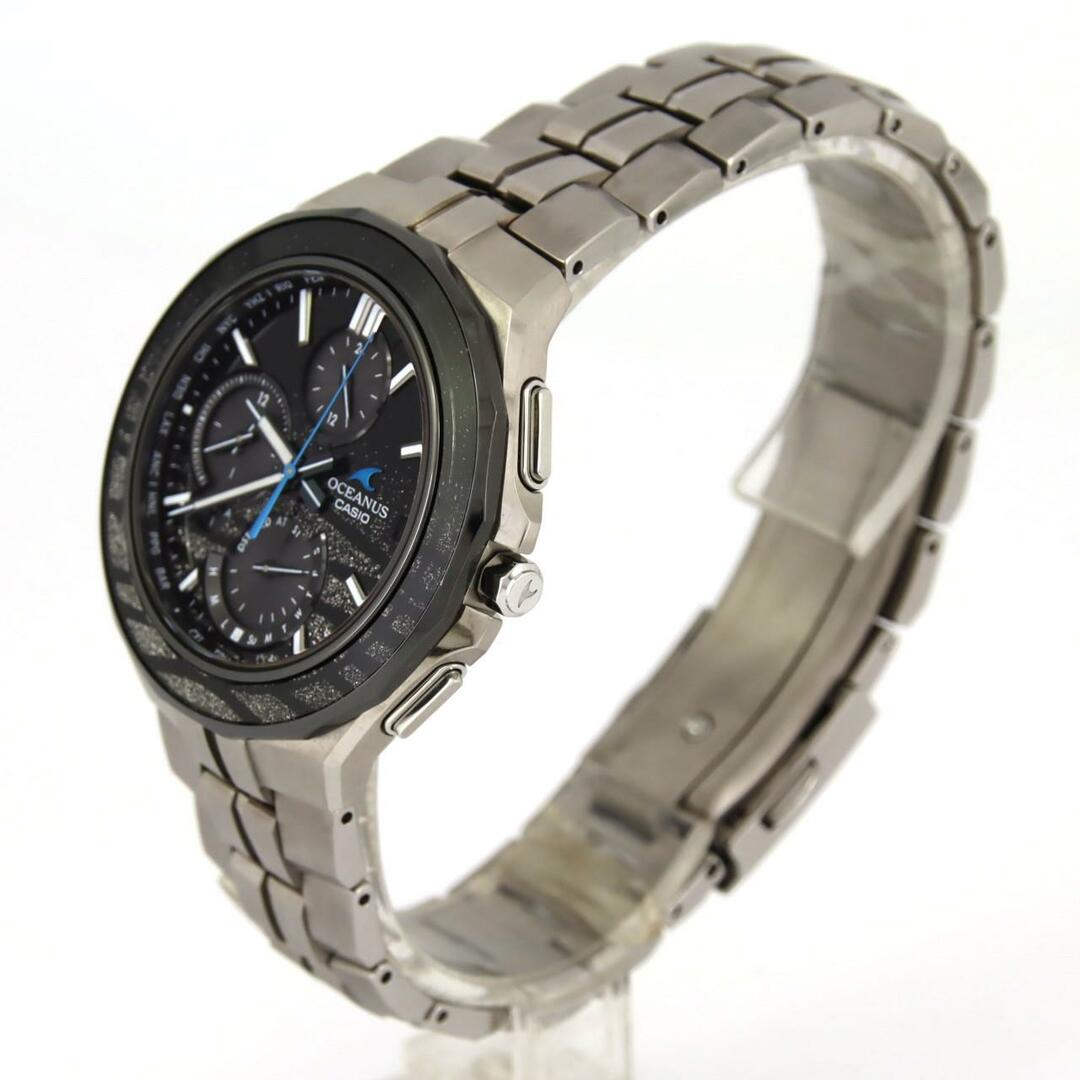 CASIO(カシオ)のカシオ オシアナスマンタ 電波時計 LIMITED OCW-S5000ME-1AJF TI ソーラークォーツ メンズの時計(腕時計(デジタル))の商品写真