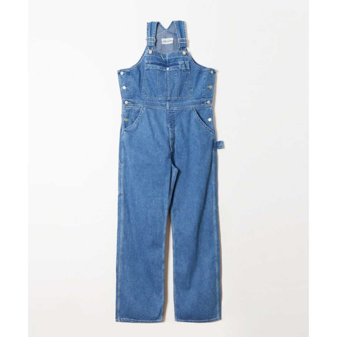 holiday(ホリデイ)のHOLIDAY BIG DENIM OVERALL ビッグデニムオーバーオール レディースのパンツ(サロペット/オーバーオール)の商品写真