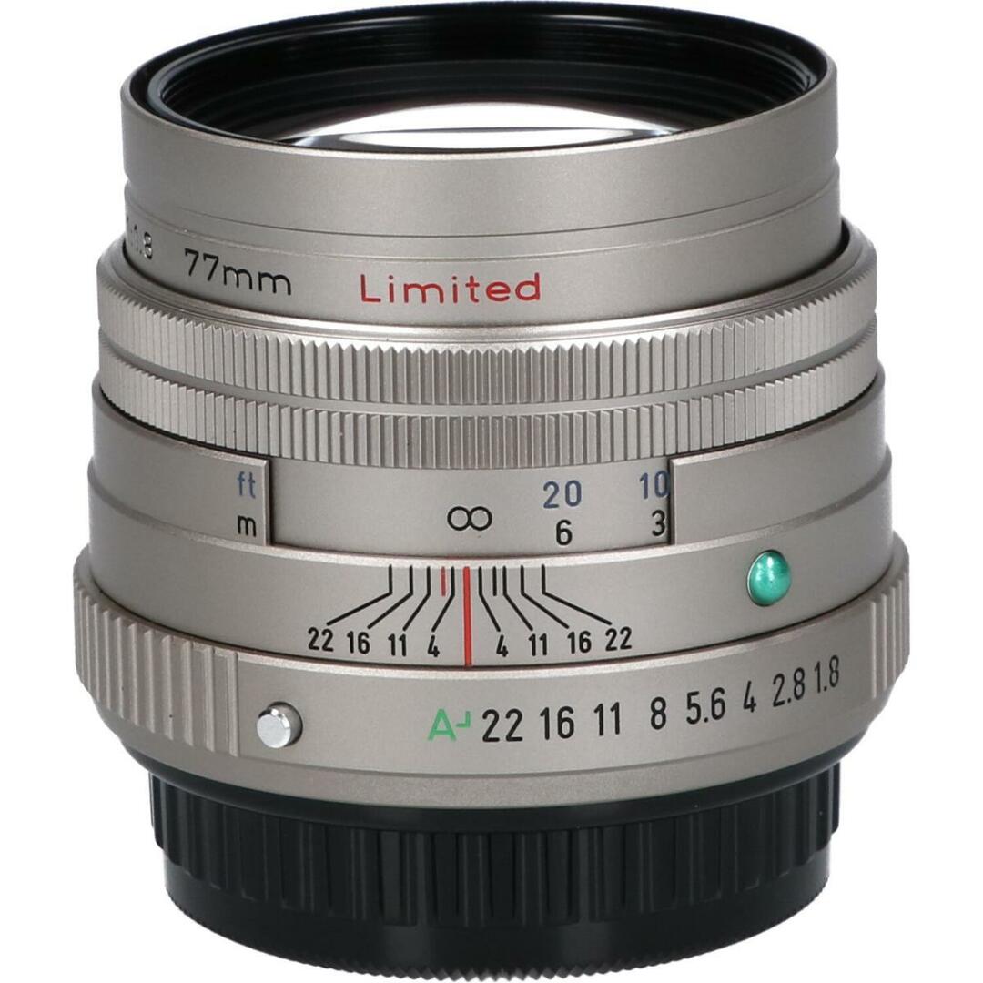 ＰＥＮＴＡＸ　ＨＤ　ＦＡ７７ｍｍ　Ｆ１．８ＬＩＭＩＴＥＤ　ＳＩＬＶＥＲ