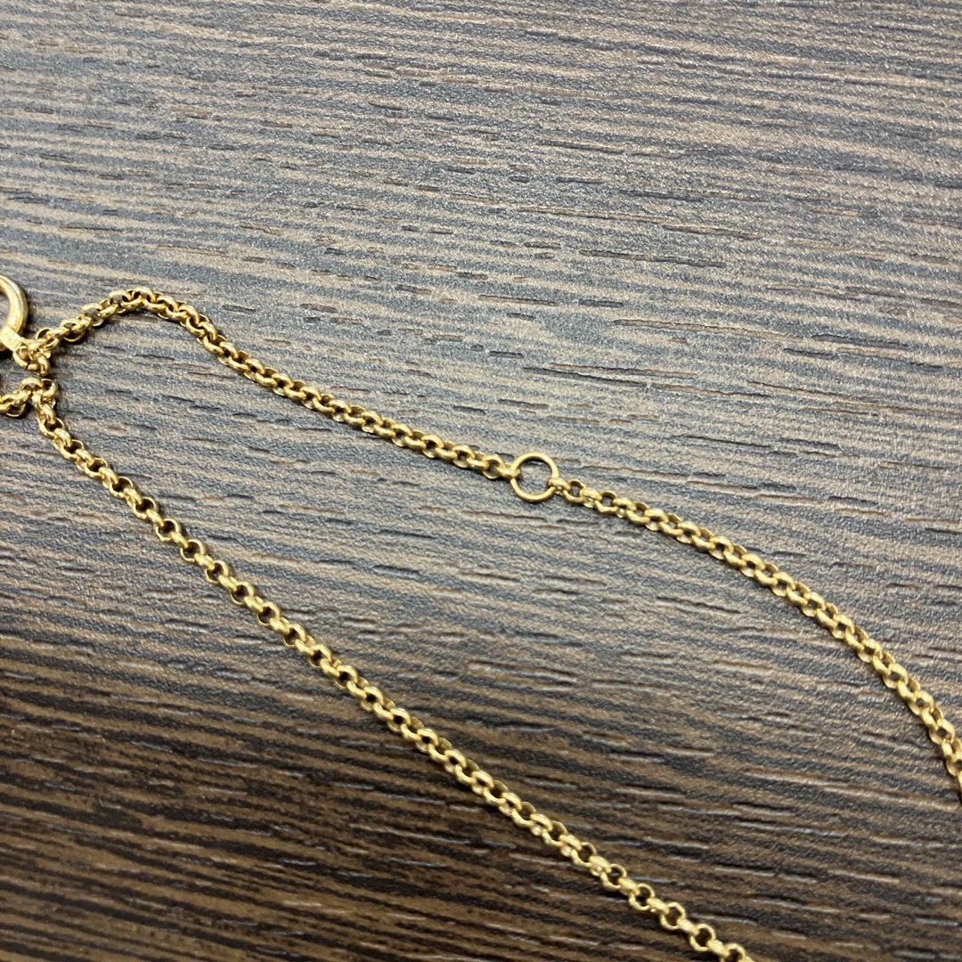 長期保管品　K18 ゴールド　ネックレス　刻印有　石不明　説明要読ください