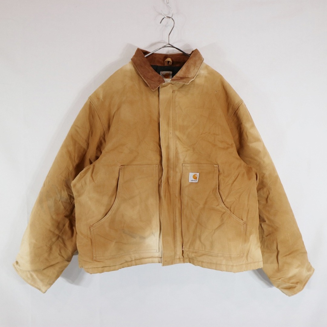 Carhartt カーハート トラディショナル ジャケット ワーク ダック地 ベージュ (メンズ 64)   N7413