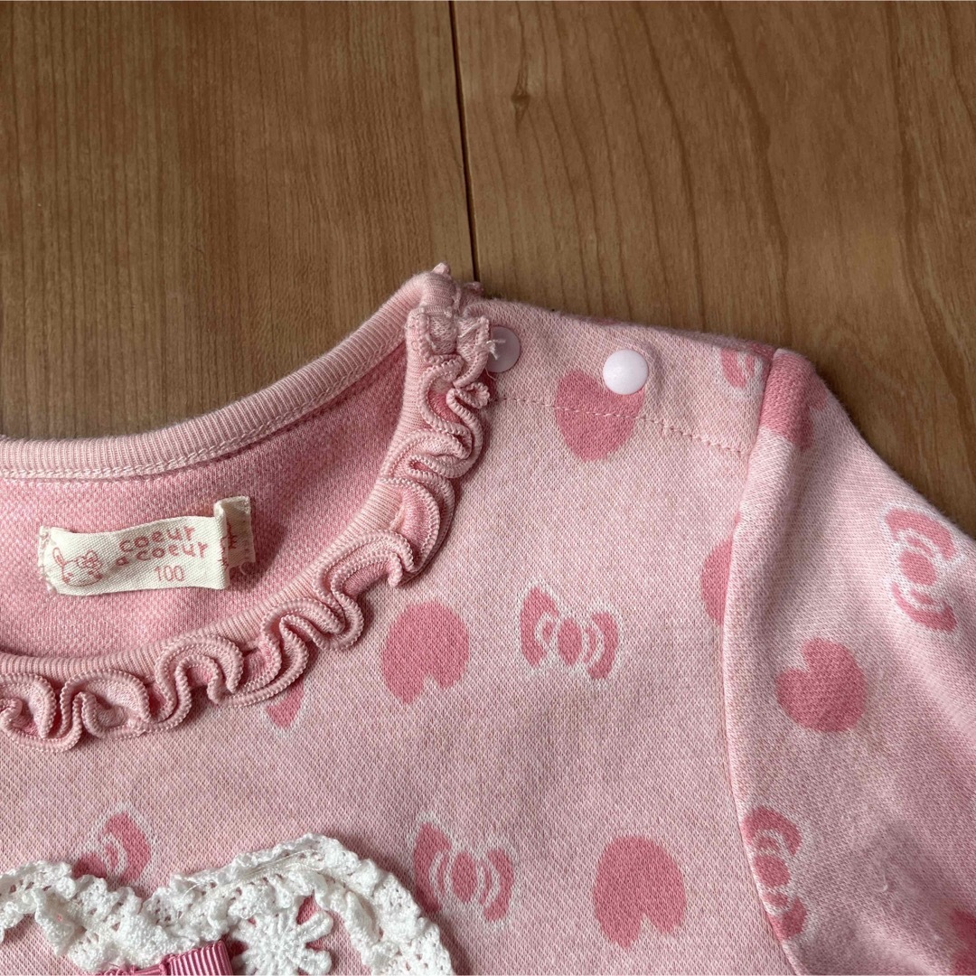 coeur a coeur(クーラクール)のクーラクール♡キティプルオーバー100cm キッズ/ベビー/マタニティのキッズ服女の子用(90cm~)(Tシャツ/カットソー)の商品写真