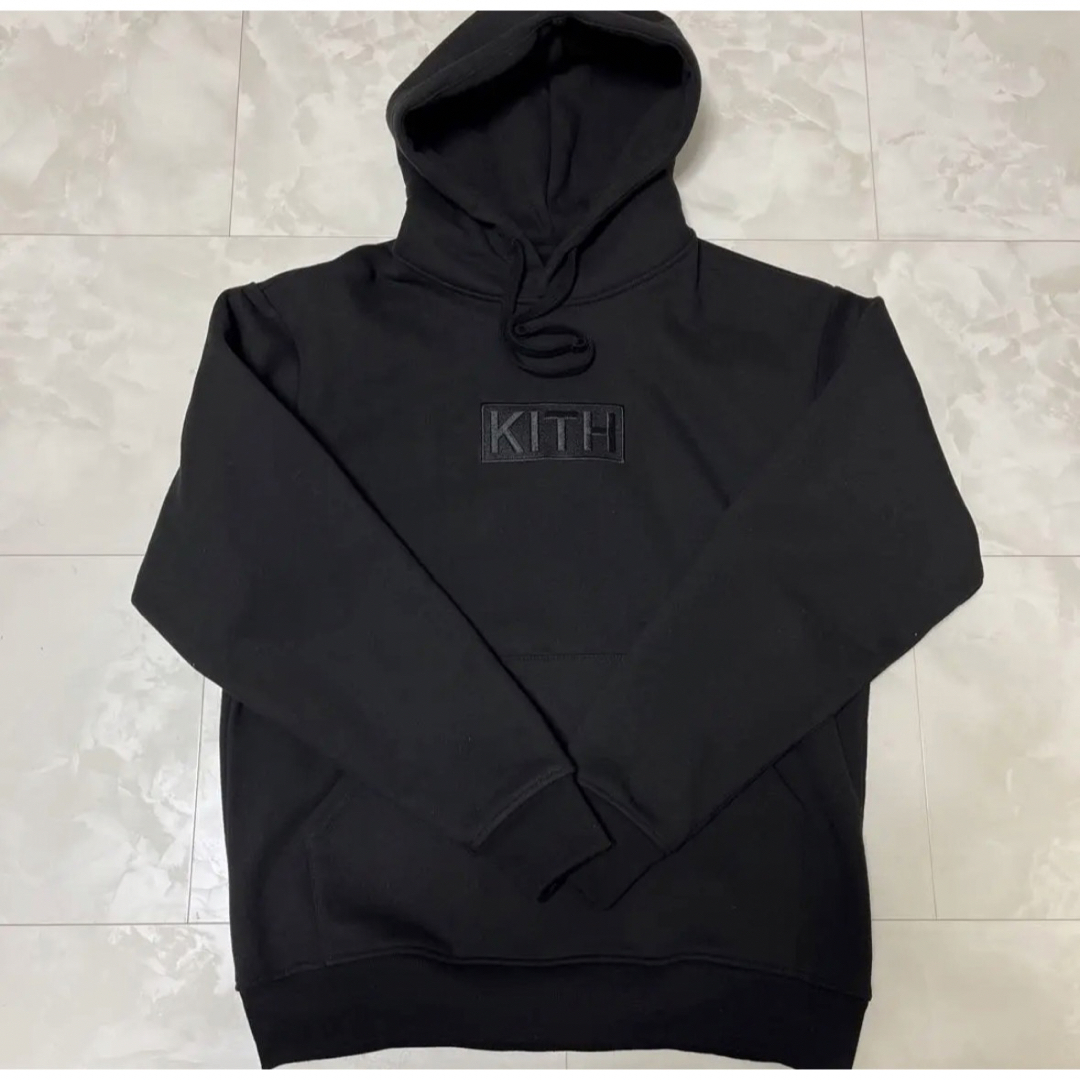 kith tokyo box logo hoodie トモダチ　パーカー　黒　L