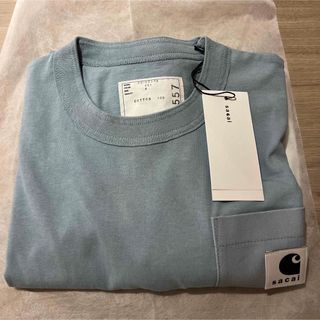 sacai Carhartt WIP T-shirt blue 4