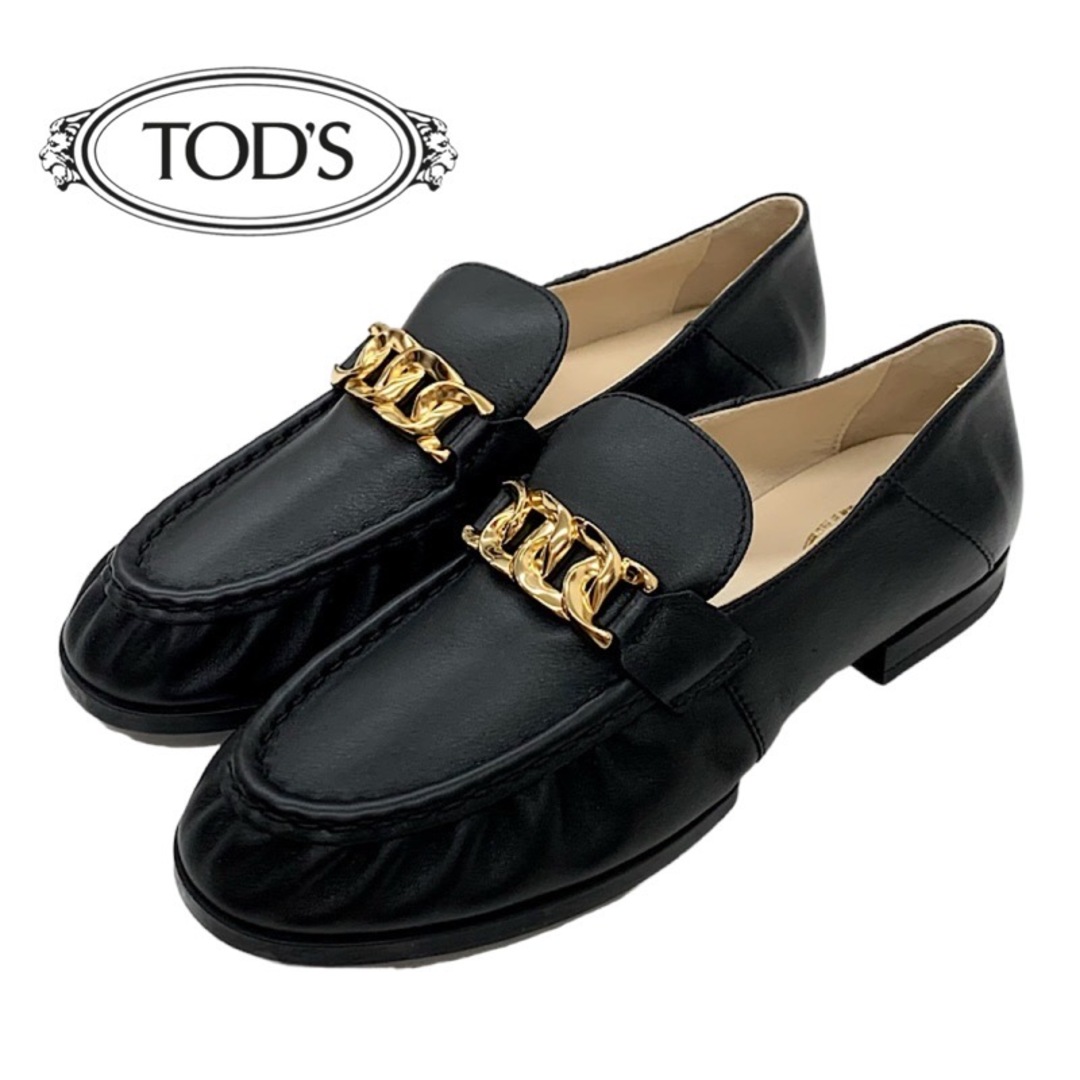 トッズ TOD'S レザー ローファー 革靴 靴 シューズ ブラック