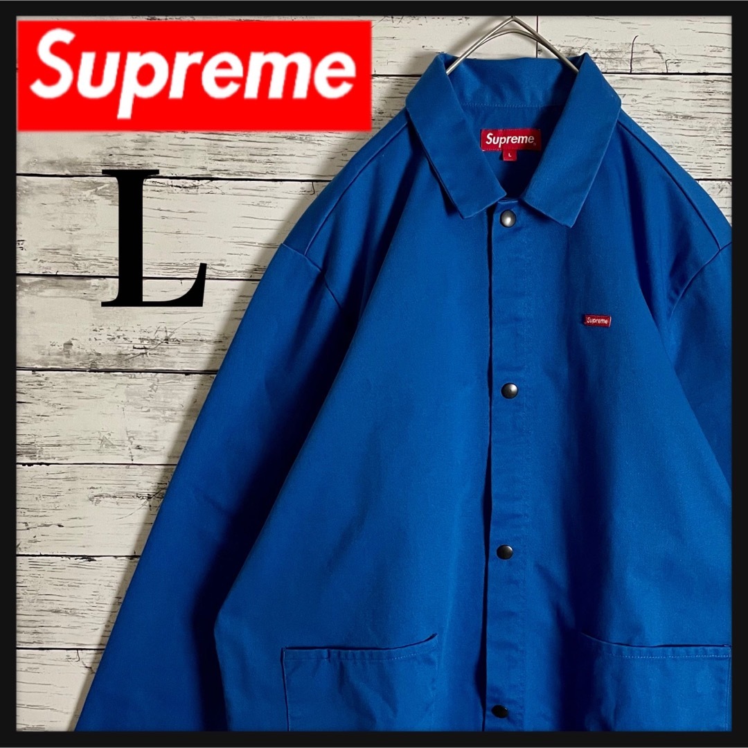 supreme box logoショップジャケット L size-