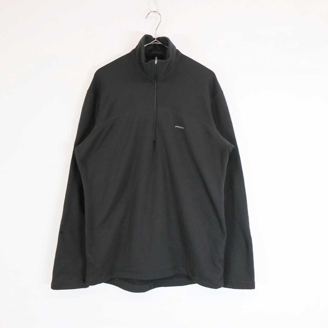 SALE/ patagonia パタゴニア CAPILENE キャプリーン ハーフジップ スウェット ブラック (メンズ M)   N7479