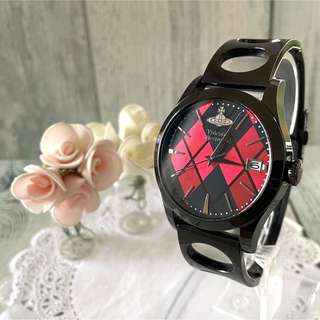ヴィヴィアンウエストウッド(Vivienne Westwood)の【電池交換済み】vivienne ヴィヴィアン 腕時計 アーガイル  メンズ(腕時計(アナログ))