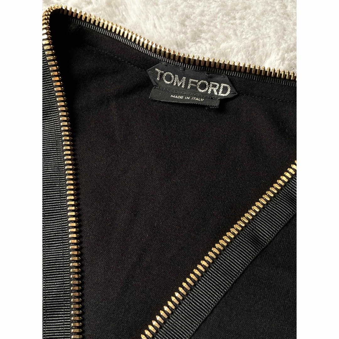 TOM FORD ゴールドジップカーディガン-hybridautomotive.com