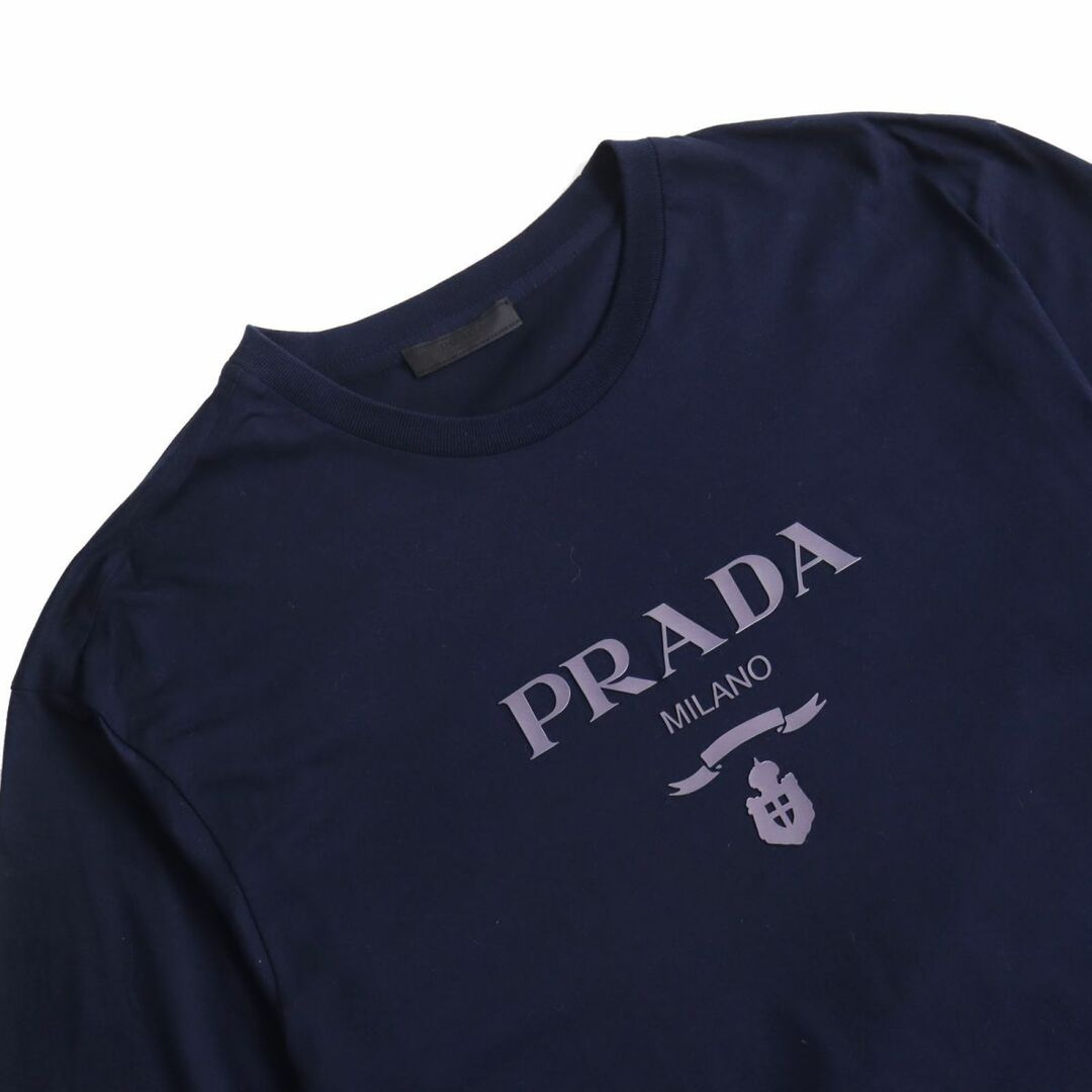 PRADA プラダ 22SS Raised Logo Round neck Tee レイズドロゴクルー