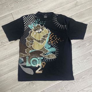 カステルバジャック(CASTELBAJAC)のY2K ストリート古着 LOT29 ルーニーチューンズ ラメ加工 Tシャツ(Tシャツ/カットソー(半袖/袖なし))