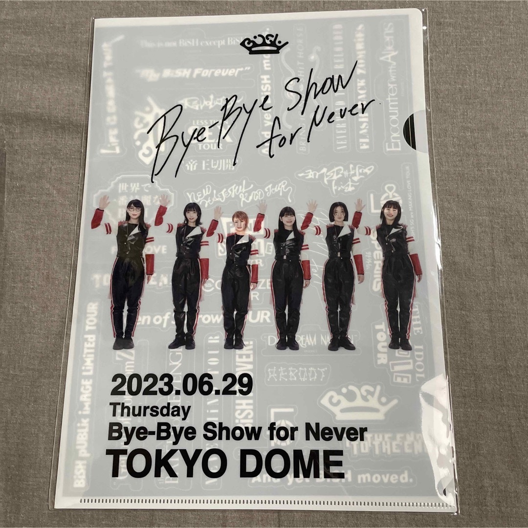 BiSH - BiSH Bye-Bye Show for Never クリアファイル＆シールの通販 by ...