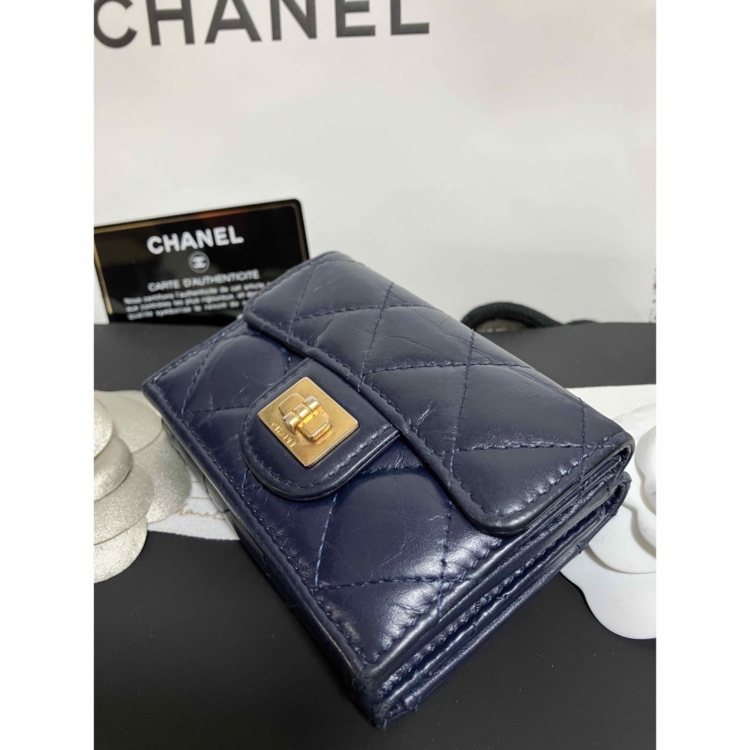 CHANEL(シャネル)の専用♡超美品♡★シャネル  マトラッセ 三つ折り財布 2.55 正規品 レディースのファッション小物(財布)の商品写真