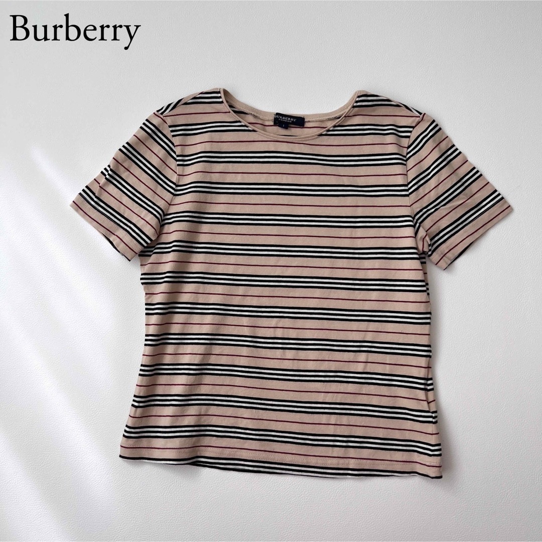 BURBERRY(バーバリー)の【希少】BURBERRY LONDON バーバリー　Tシャツ　カットソー レディースのトップス(Tシャツ(半袖/袖なし))の商品写真