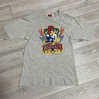カステルバジャック(CASTELBAJAC)のWoodpecker ウッドペッカー 90s ヴィンテージ 半袖 Tシャツ(Tシャツ/カットソー(半袖/袖なし))