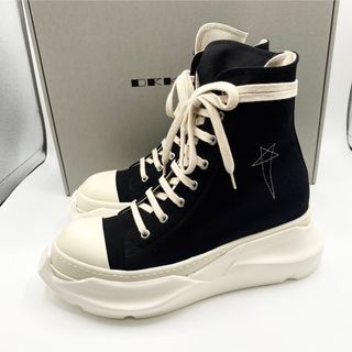 Rick Owens リックオウエンス 20SS RAMONES SNEAKERS ラモーンズハイカットスニーカー 41 ブラック RU20S7890-LPO