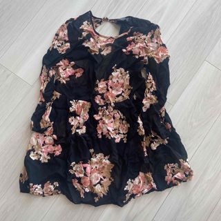 トップショップ(TOPSHOP)の花柄ペプラムチュニック(シャツ/ブラウス(長袖/七分))