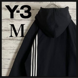 Y-3 - 【入手困難】Y-3☆ ワンポイント スリーストライプパーカー 即 ...