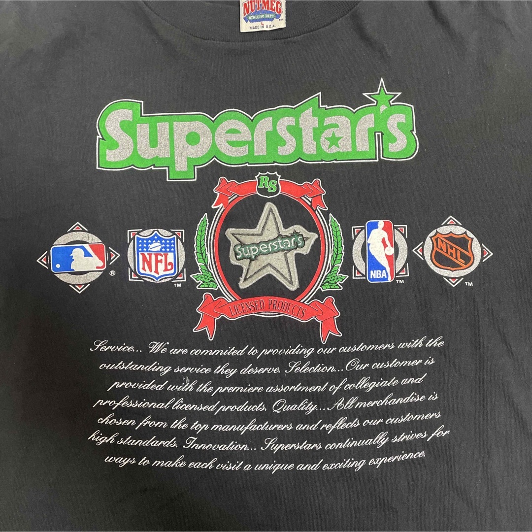 STARTER(スターター)のUSA製 NUTMEG MLB NFL NBA NHL ヴィンテージ  Tシャツ メンズのトップス(Tシャツ/カットソー(半袖/袖なし))の商品写真