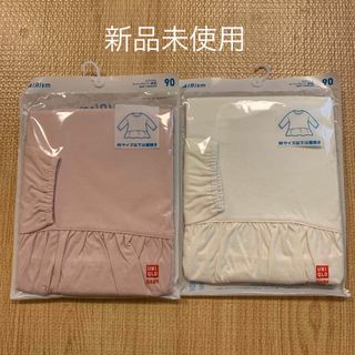 ユニクロ(UNIQLO)のユニクロ ベビー エアリズムコットンクルーネックT（長袖）90cm (Tシャツ/カットソー)